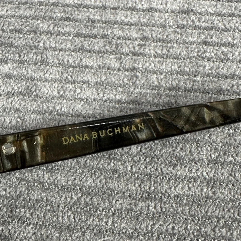 Dana Buchman Kassidy BK Oval Eyeglasses Frames Brown Marbled 50-16-128